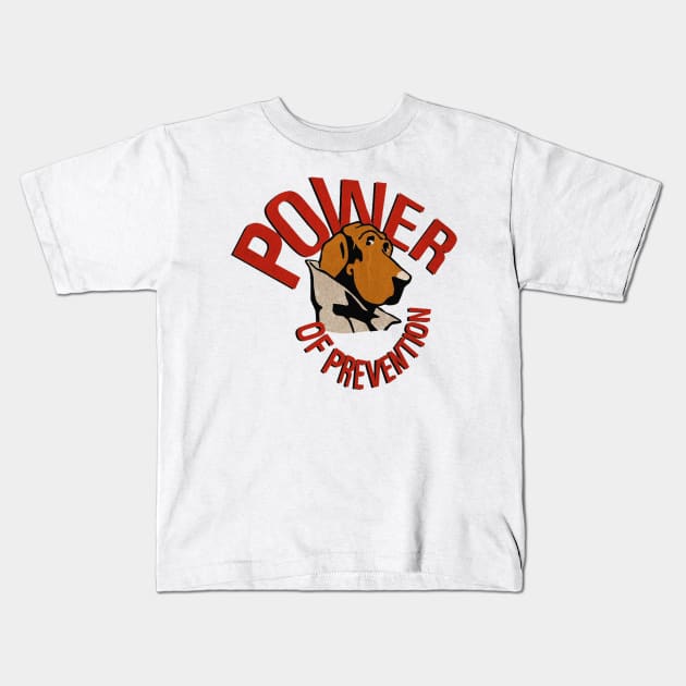 power of prevention Kids T-Shirt by Vigilantfur